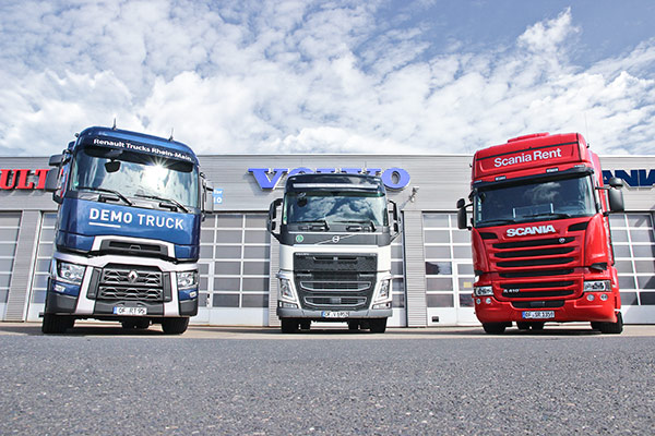 Volvo-, Renault, Scania-Truck