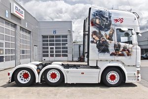 LKW mit Airbrush TiDe-Spedition