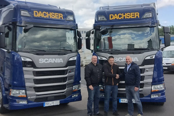 Fahrzeugübergabe Scania S 450